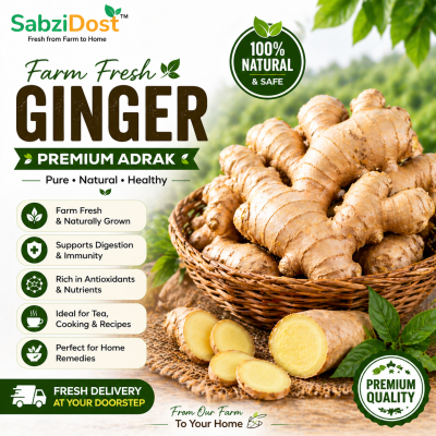 Fresh Ginger (Premium Adrak)